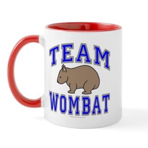 cafepress team wombat ii mug ceramic coffee mug, tea cup 11 oz