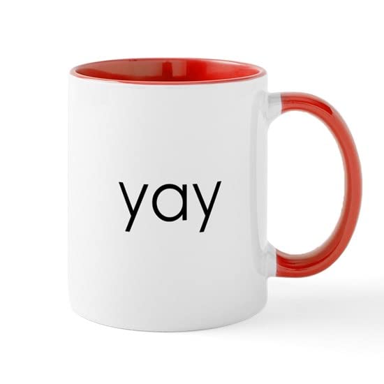 CafePress Woo Yay Mug Ceramic Coffee Mug, Tea Cup 11 oz