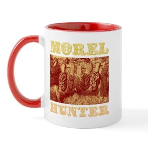 cafepress morel mushroom hunter gifts mug ceramic coffee mug, tea cup 11 oz