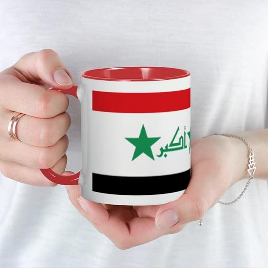 CafePress Flag Of Iraq Mug Ceramic Coffee Mug, Tea Cup 11 oz