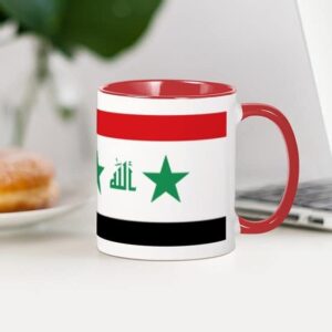 CafePress Flag Of Iraq Mug Ceramic Coffee Mug, Tea Cup 11 oz