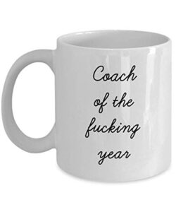 best coach mug funny appreciation mug for coaches gag swearing mug for adults novelty tea cup