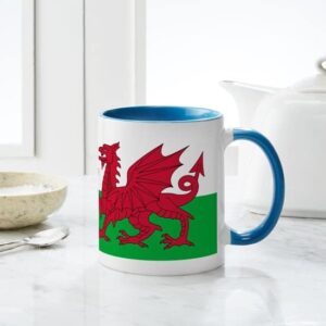 CafePress Welsh Flag Mug Ceramic Coffee Mug, Tea Cup 11 oz