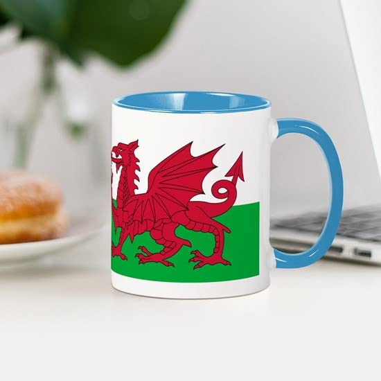 CafePress Welsh Flag Mug Ceramic Coffee Mug, Tea Cup 11 oz