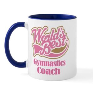 cafepress gymnastics coach gift mug ceramic coffee mug, tea cup 11 oz