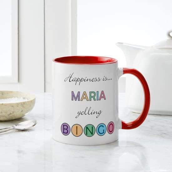 CafePress Maria BINGO Mug Ceramic Coffee Mug, Tea Cup 11 oz