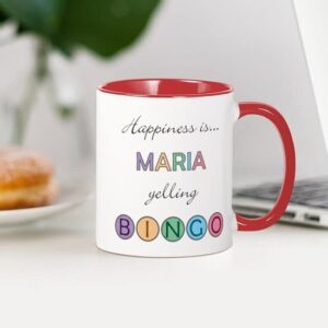 CafePress Maria BINGO Mug Ceramic Coffee Mug, Tea Cup 11 oz