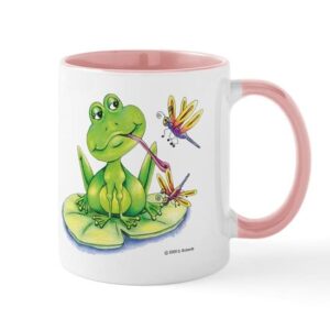cafepress logan the frog mug ceramic coffee mug, tea cup 11 oz