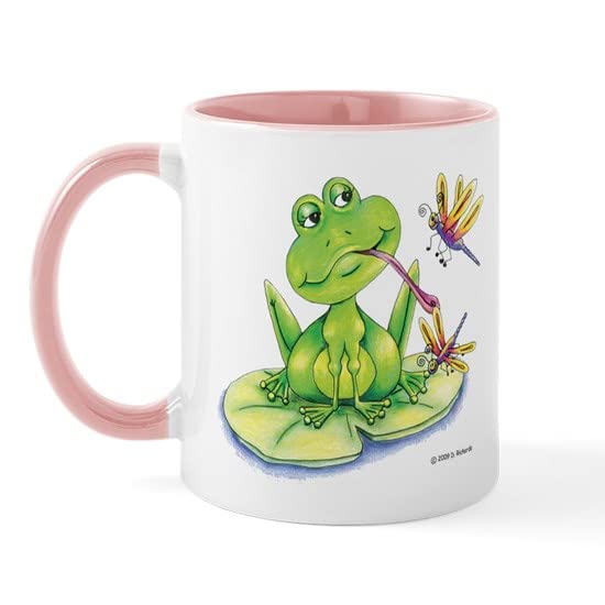 CafePress Logan The Frog Mug Ceramic Coffee Mug, Tea Cup 11 oz