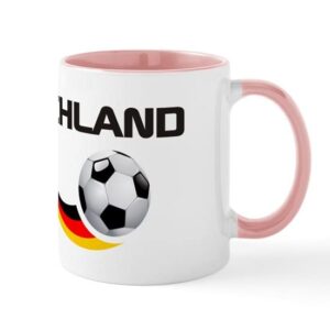 cafepress soccer deutschland mug ceramic coffee mug, tea cup 11 oz