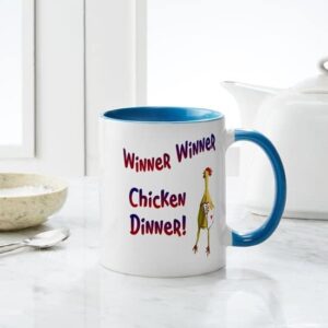 CafePress Winner Winner Chicken Dinner Mug Ceramic Coffee Mug, Tea Cup 11 oz