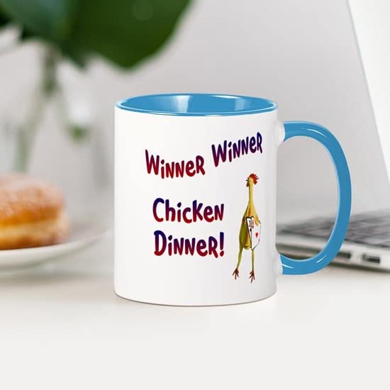 CafePress Winner Winner Chicken Dinner Mug Ceramic Coffee Mug, Tea Cup 11 oz