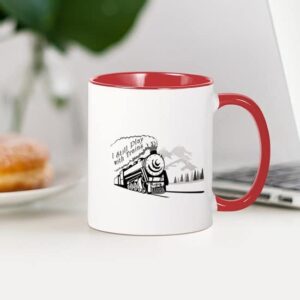 CafePress Still Play With Trains Mug Ceramic Coffee Mug, Tea Cup 11 oz