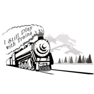 CafePress Still Play With Trains Mug Ceramic Coffee Mug, Tea Cup 11 oz