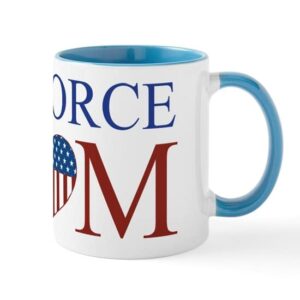cafepress patriotic air force mom mug ceramic coffee mug, tea cup 11 oz