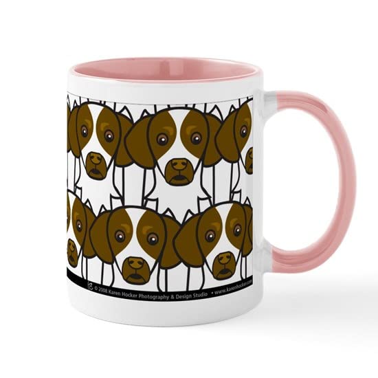 CafePress Brittany Spaniels Mug Ceramic Coffee Mug, Tea Cup 11 oz