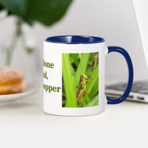 CafePress Grasshopper Mug Ceramic Coffee Mug, Tea Cup 11 oz