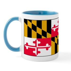 cafepress maryland blank flag mug ceramic coffee mug, tea cup 11 oz