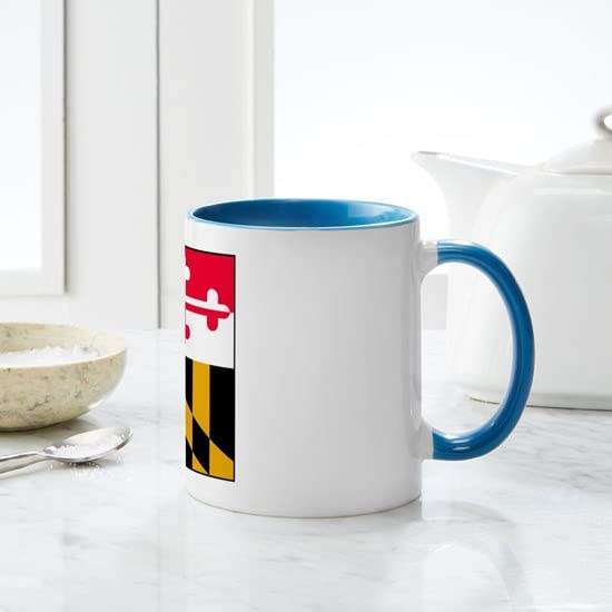 CafePress Maryland Blank Flag Mug Ceramic Coffee Mug, Tea Cup 11 oz