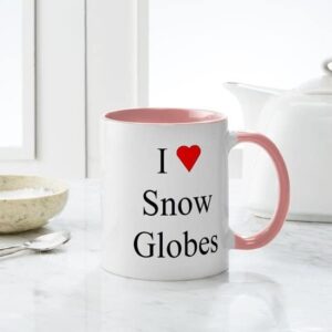 CafePress I Heart Snow Globes Mug Ceramic Coffee Mug, Tea Cup 11 oz