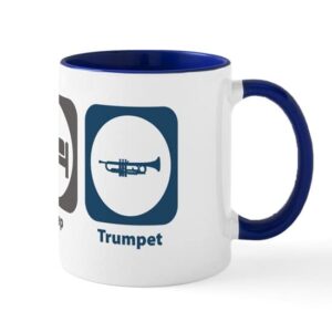 cafepress eat sleep trumpet mug ceramic coffee mug, tea cup 11 oz