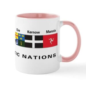 cafepress celtic nations mug ceramic coffee mug, tea cup 11 oz