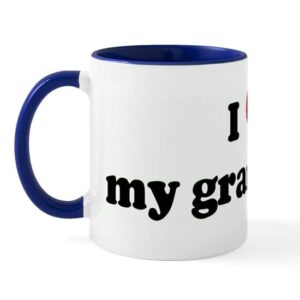 cafepress i love my granddogs mug ceramic coffee mug, tea cup 11 oz