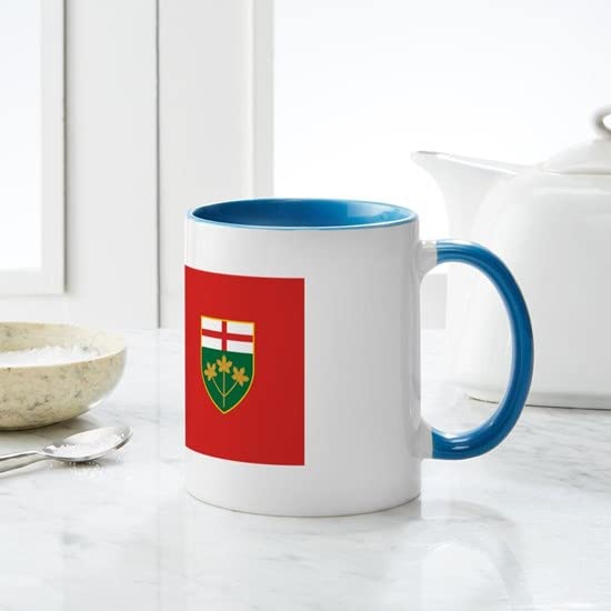 CafePress Ontario Flag Mug Ceramic Coffee Mug, Tea Cup 11 oz