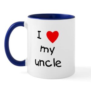 CafePress I Love My Uncle Mug Ceramic Coffee Mug, Tea Cup 11 oz