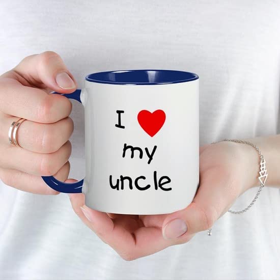 CafePress I Love My Uncle Mug Ceramic Coffee Mug, Tea Cup 11 oz