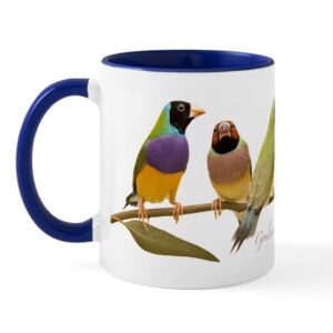 CafePress Gouldian Finch Mug Ceramic Coffee Mug, Tea Cup 11 oz