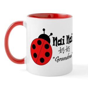cafepress nai nai ladybug mug ceramic coffee mug, tea cup 11 oz