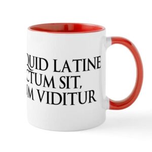 cafepress latin mug ceramic coffee mug, tea cup 11 oz