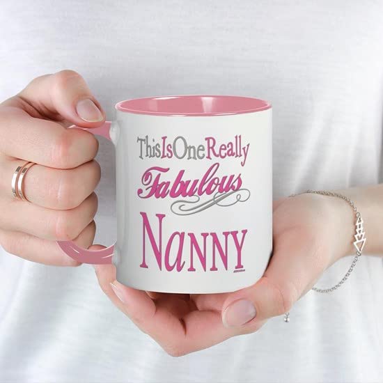 CafePress Fabulous Nanny Mug Ceramic Coffee Mug, Tea Cup 11 oz