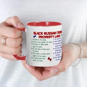 CafePress Black Russian Terrier Property Laws 2 Mug Ceramic Coffee Mug, Tea Cup 11 oz