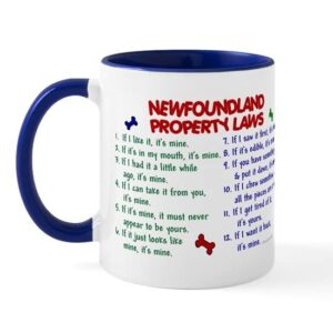 cafepress newfoundland property laws 2 mug ceramic coffee mug, tea cup 11 oz