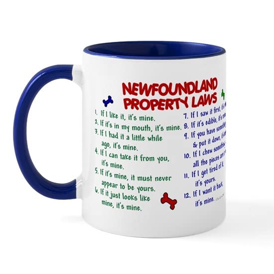 CafePress Newfoundland Property Laws 2 Mug Ceramic Coffee Mug, Tea Cup 11 oz