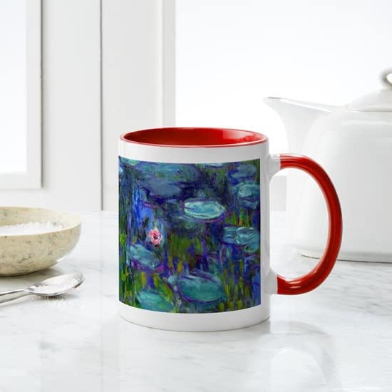 CafePress Monet Water Lilies Mug Ceramic Coffee Mug, Tea Cup 11 oz