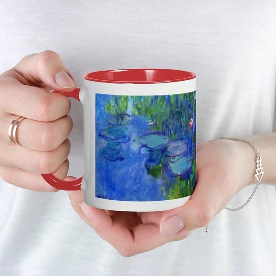 CafePress Monet Water Lilies Mug Ceramic Coffee Mug, Tea Cup 11 oz