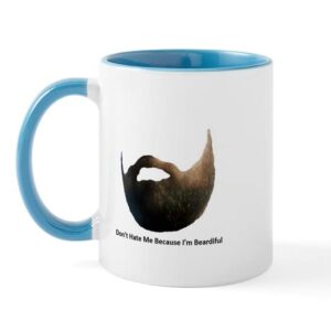 cafepress beardiful mug ceramic coffee mug, tea cup 11 oz