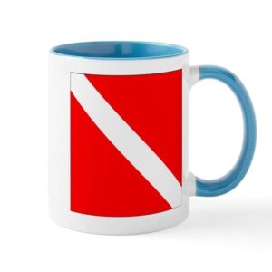 cafepress diver down mug ceramic coffee mug, tea cup 11 oz