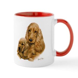 cafepress cocker spaniel (english) mug ceramic coffee mug, tea cup 11 oz