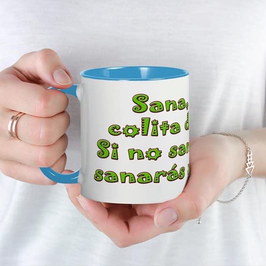 CafePress Sana, Sana, Colita De Rana Mug Ceramic Coffee Mug, Tea Cup 11 oz