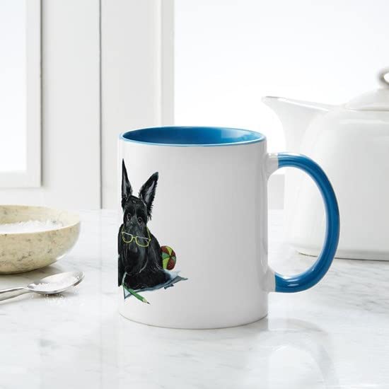 CafePress Working Scottie Mug Ceramic Coffee Mug, Tea Cup 11 oz