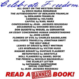 CafePress Read A Banned Book! Mug Ceramic Coffee Mug, Tea Cup 11 oz