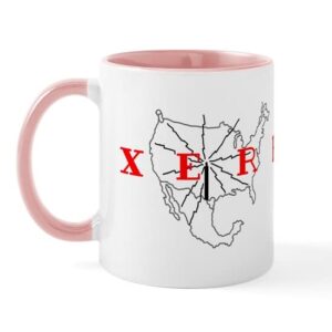 cafepress xerf del rio, texas ’62 mug ceramic coffee mug, tea cup 11 oz