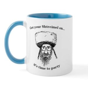 cafepress shtreimel : party time! mug ceramic coffee mug, tea cup 11 oz