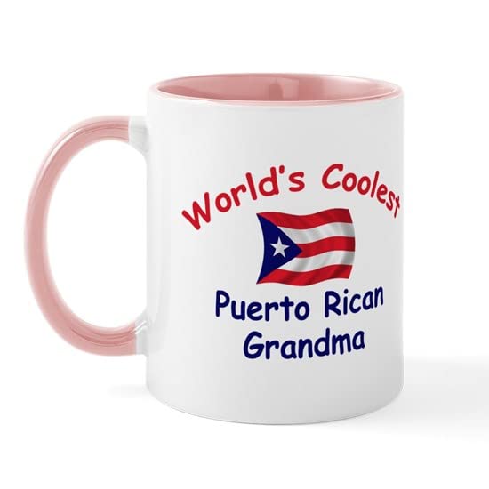 CafePress Coolest Puerto Rican Grandma Mug Ceramic Coffee Mug, Tea Cup 11 oz