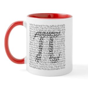 cafepress math geek mug ceramic coffee mug, tea cup 11 oz