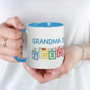 CafePress Grandma Of Twins Mug Ceramic Coffee Mug, Tea Cup 11 oz